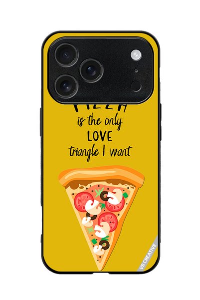 VR CREATIVE Protective Case Cover For Apple iPhone 17 Pro Max Pizza Love Desi...