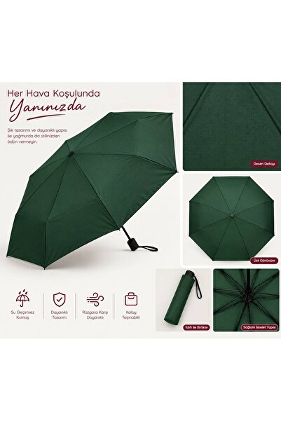Genel Markalar 8 TELLİ OTOMATİK KATLANIR ŞEMSİYE - KILIFLI, KOMPAKT VE PRATİK...
