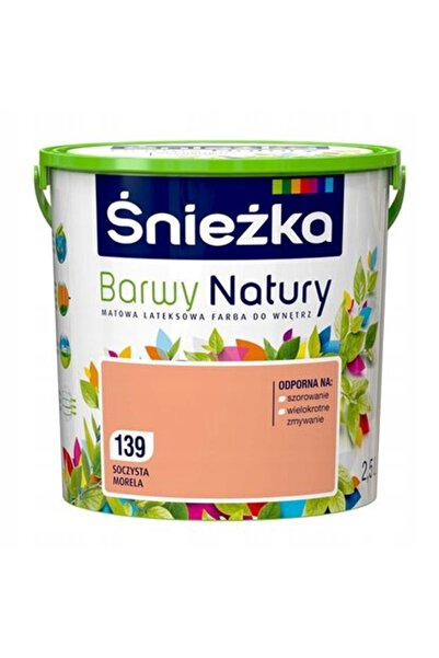 Śnieżka Vopsea pentru pereți și tavane caise intensă 2,5 L SNI