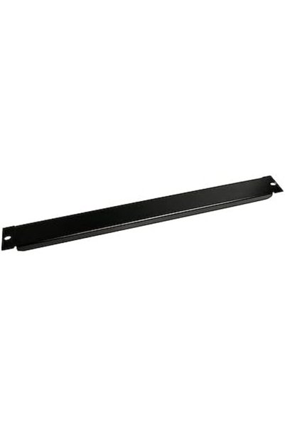 DKURVE Steel Blanking Rack Panel, 19in, Black (1U)
