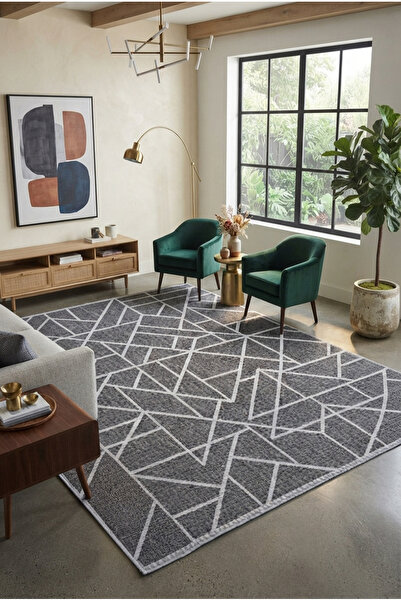 Eco Concept Antiquus SerisiBohem Sisal Halı Bukle Dokuma Kaymaz Taban Makined...