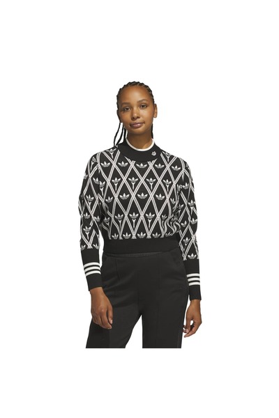 adidas Kr5425-K S Turtleneck Women's Sweatshirt Black