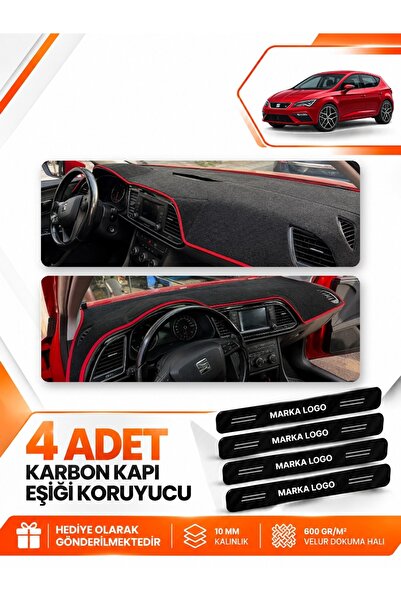 e-biz Seat Leon (2013-2020) Compatible Front Glove Box Protection Protector C...