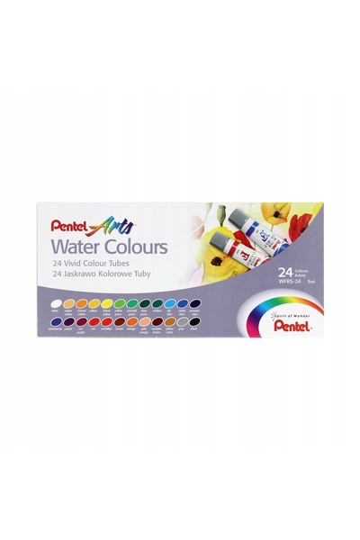 Pentel Culori acuarelă 24 de culori