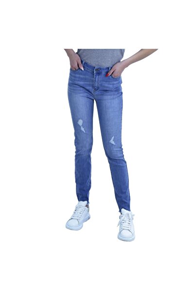 Giordano Women's High-Waist Slim Taper Jeans