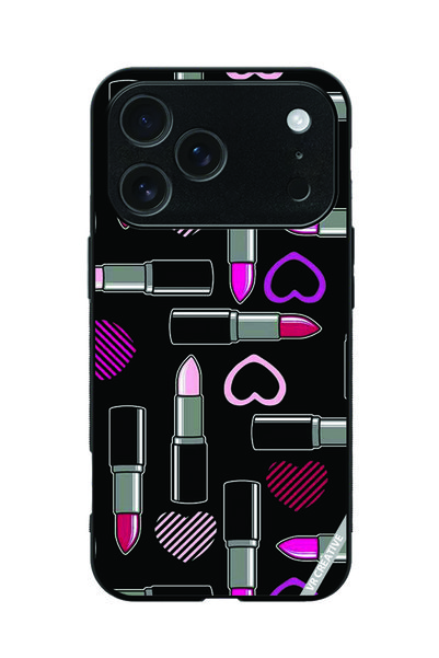 VR CREATIVE Protective Case Cover For Apple iPhone 18 Pro Max Lipsticks Desig...