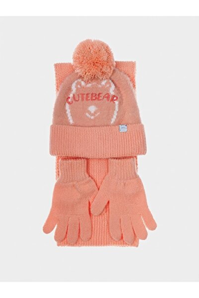 Fonem Fo 5217 3-Piece Scarf Beanie Glove Set