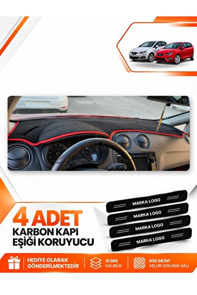e-biz Seat Ibiza (2008-2017) Compatible Front Glove Box Protection Cover Carp...