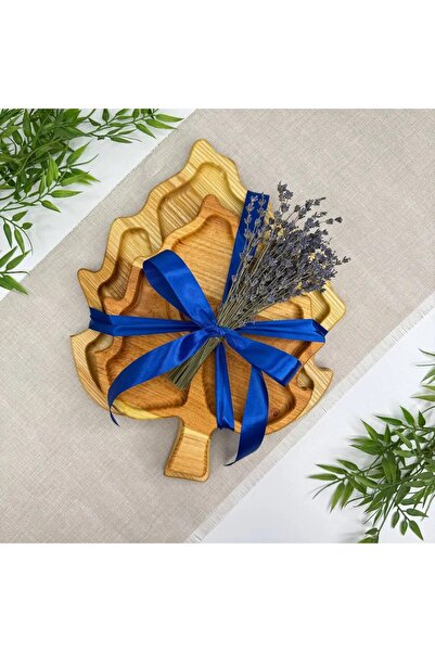 Etnik Set de 2 platouri, Art, Frunză de arțar, Arțar elegant