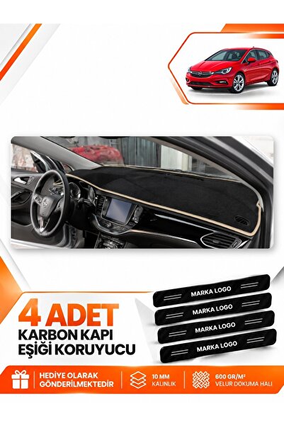 e-biz غطاء حماية أمامي متوافق مع OPEL ASTRA K (2015-2021) - أسود-بيج - OP005