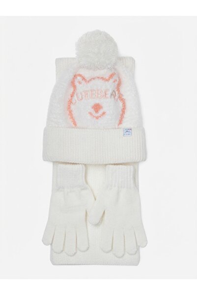 Fonem Fo 5217 3-Piece Scarf Beanie Glove Set