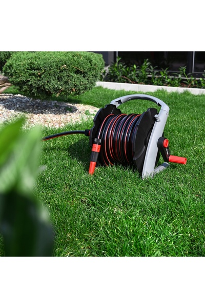 Lehmann Tambur pentru furtun de grădină STABLE 22M 1/2 " cu cărucior 20+2