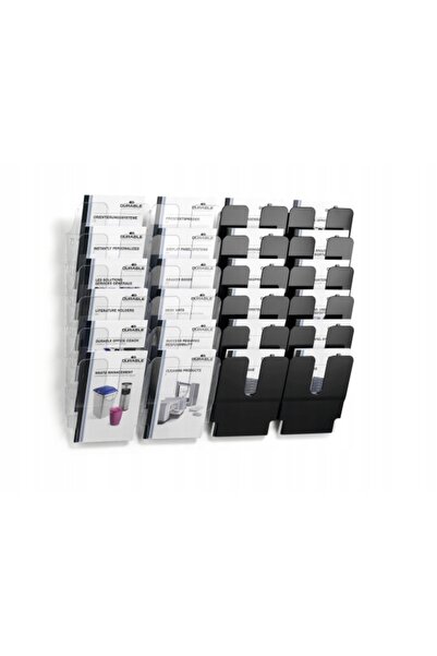 Durable FLEXIPLUS 6xA4 PION suport pentru pliante negru