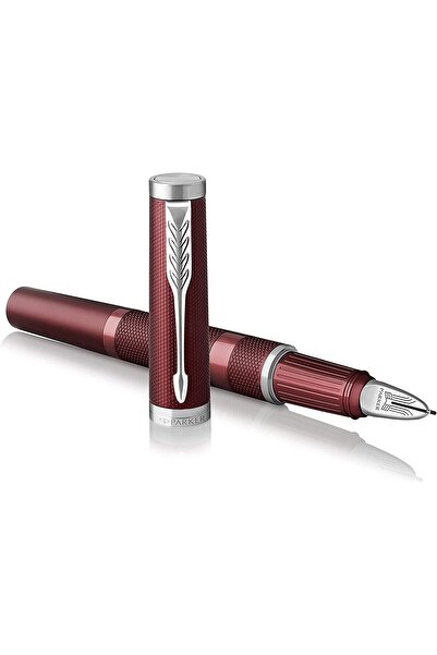 Parker قلم إنجينويتي بتقنية الجيل الخامس، معدني، أحمر غامق (أحمر غامق فاخر)، ...