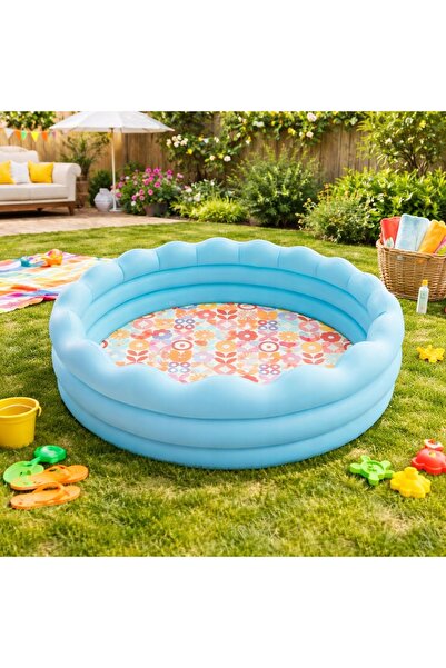 NO BRAND Piscină gonflabilă pentru copii, cu margini ondulate, 575 L, piscină...