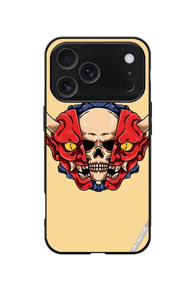 VR CREATIVE Protective Case Cover For Apple iPhone 18 Pro Skull Inside Demon ...