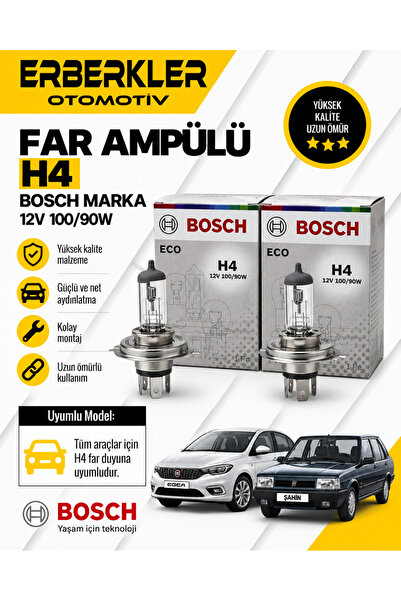 H4 FAR AMPÜLÜ BOSCH MARKA