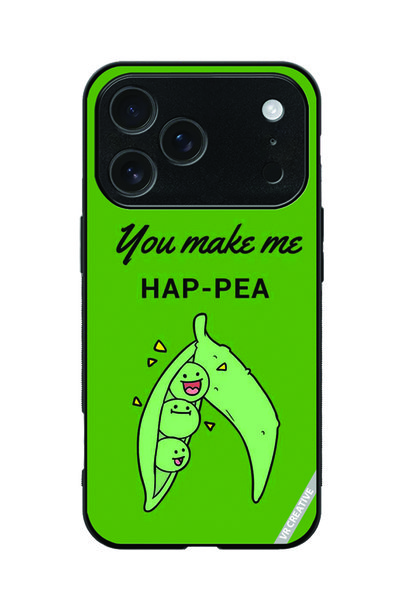 VR CREATIVE Protective Case Cover For Apple iPhone 18 Pro Max You Make Me Hap...