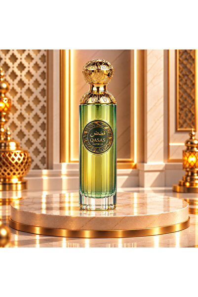 EMATTEIRO Parfum Arăbesc Bărbați Qasas Imperial, Note de Piele, Oud, Bergamot...
