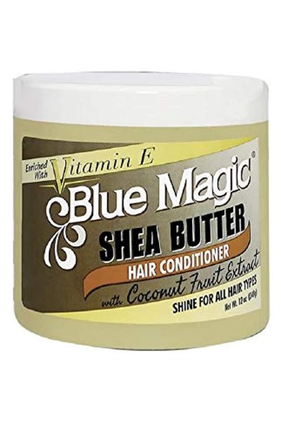 Blue Magic لو ماجيك بلسم الشعر بزبدة الشيا بخلاصة فاكهة جوز الهند 12 اونصة (340 غرام)