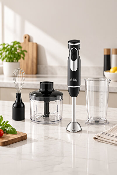 Any Morning El Blender Seti 400 W Çırpıcı, Doğrayıcı, Karıştırıcı Aparatlı ve...