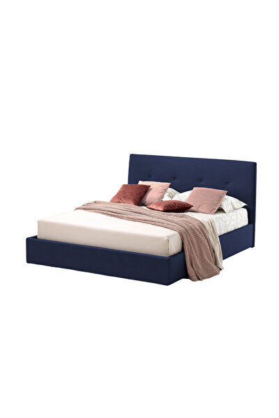 Timflex Pat cu Somiera Tiamo PAL 180x190 cm Catifea Bleumarin