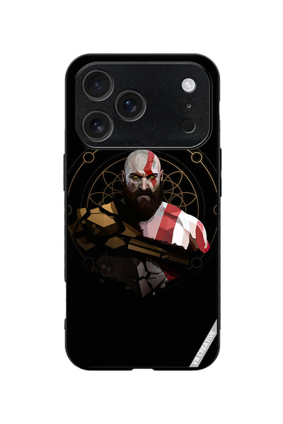 VR CREATIVE Protective Case Cover For Apple iPhone 18 Pro God Of War, Kratos ...