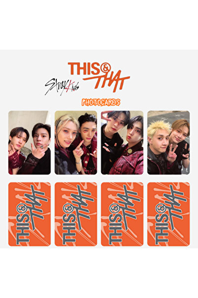 Kpop Dünyasi STRAY KIDS '' This & That '' That UNIT Photocards Set