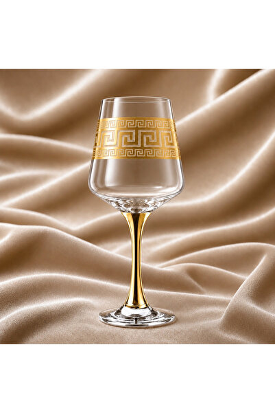 Royalty Line Set de 6 pahare cu picior Royalty Home de 390 ml, design elegant...