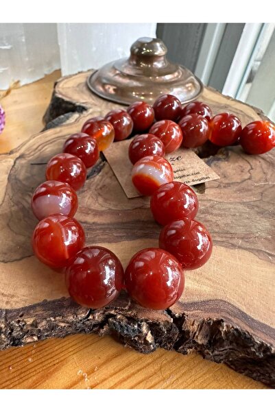 parze doğaltaş Agate (Agat) Natural Stone Efe Prayer Beads 16 mm