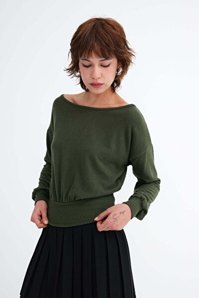 Addax Kayık Neck Blouse P13188