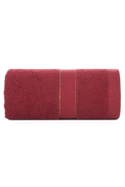 Eurofirany Prosop de baie, Eurofirany, Bari, bordo, 70 x 140 cm, bumbac, 500 ...