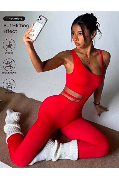 Woman's Fashion Ολόσωμη φόρμα κόκκινη