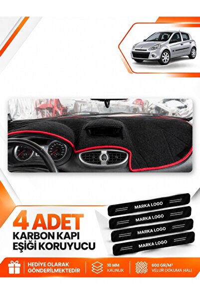 e-biz Renault Clio 3 (2005-2012) Compatible Front Glove Box Protection Cover ...