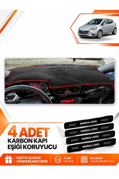 e-biz Opel Corsa E (2013-2019) Compatible Front Torpedo Protection Case Carpe...