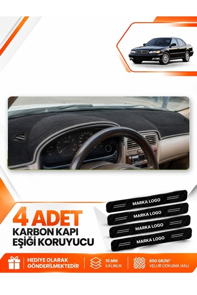 e-biz Infiniti İ30 (1995-2000) Compatible Front Chest Glove Box Protection Co...
