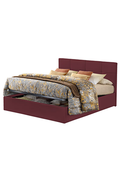 Timflex Pat Rabatabil cu Lada Depozitare Giorno Promo 180x190 cm Piele ecolog...