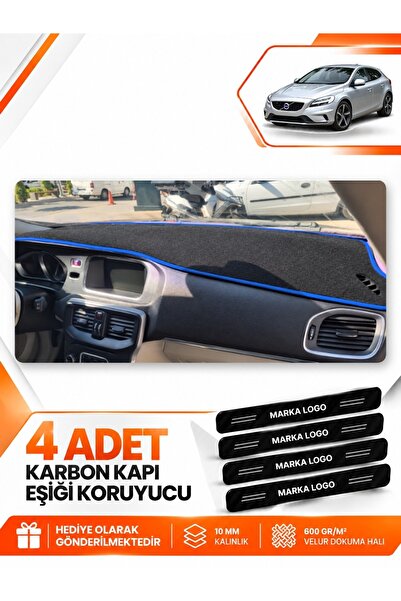 e-biz Volvo V40 (2012-2019) Compatible Front Torpedo Protection Case Carpet P...