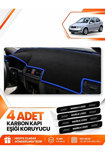 e-biz Skoda Fabia (1999-2006) Compatible Front Torpedo Protection Case Carpet...