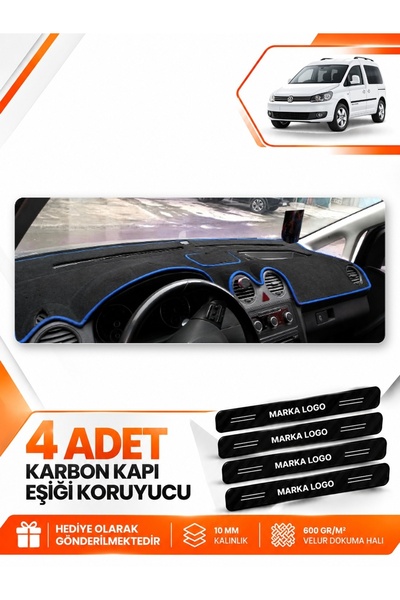 e-biz Volkswagen Caddy (2010-2015) Compatible Front Dashboard Protection Cove...
