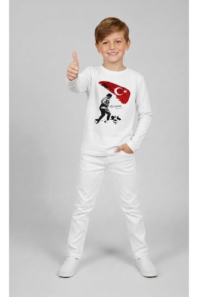 NACAR STORE Boy's 23 April - 29 October Performance Outfit Long Sleeve T-Shir...