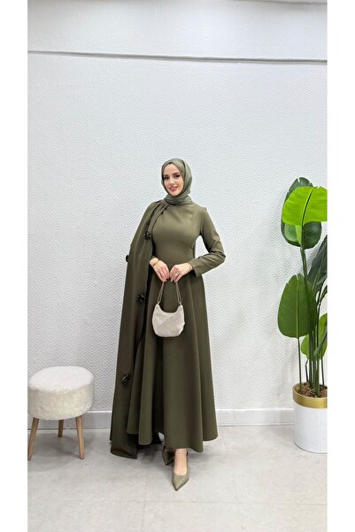 moda zeynaa Gül Elbise Kuyruklu
