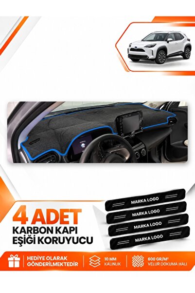 e-biz Toyota Yari̇s Cross (2022-2025) Compatible Front Dashboard Protection C...
