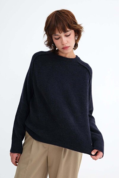 Addax Crew Neck Knitwear Sweater K3484