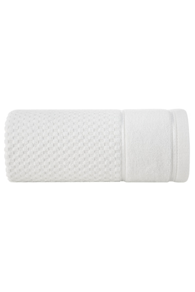 Eurofirany Prosop de baie, Amelia, alb, 70 x 140 cm, frotte, 500 g/mp, bordur...