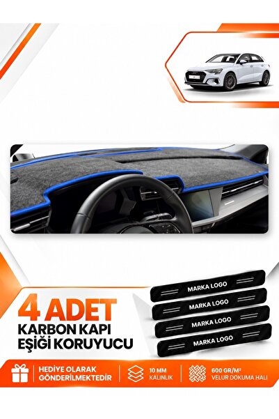 e-biz Audi A3 (2020-2026) Compatible Front Torpedo Protection Case Carpet Pro...