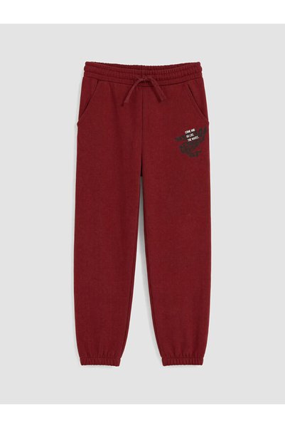 LC Waikiki Burgundy Boys' Jogger Sweatpants