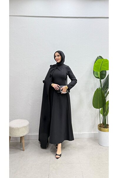 moda zeynaa Gül Elbise Kuyruklu