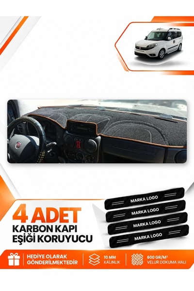 e-biz Fi̇at Doblo (2007-2015) Airbag Compatible Small Screen Compatible Torpe...