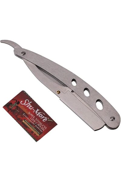 GENERAL Iron Folding Straight Razor for Men Professional Barber Straight Edge...